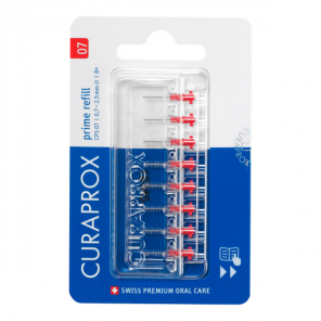 Curaprox CPS 07 Prime brossette interdentaire rouge boîte de 8