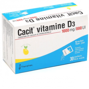 Cacit Vitamine D3 1000mg/880UI 90 sachets