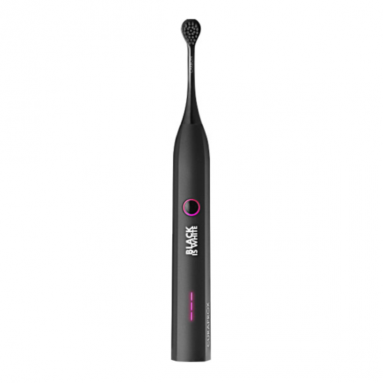 Curaprox Hydrosonic Black is White brosse à dents électrique + 2 têtes de brosse