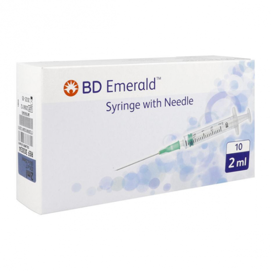 BD Emerald seringues stériles 2ml 25mm 0,6mm
