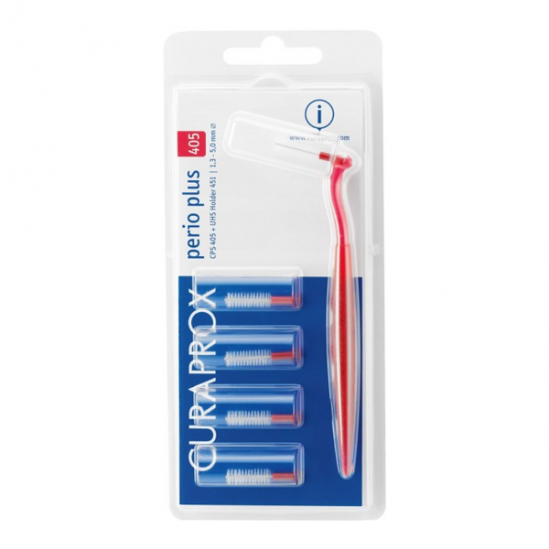 Curaprox CPS 405 Perio plus 5 brossettes interdentaires + manche