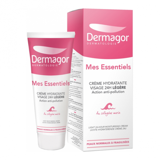 Dermagor Mes Essentiels crème hydratante visage 24h légère 40ml
