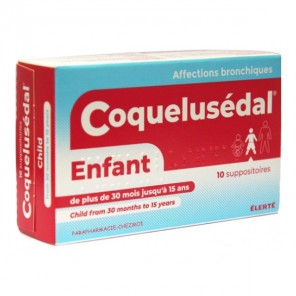 Coquelusédal enfant 10 suppositoires