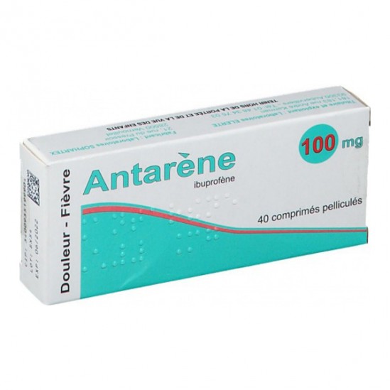 Antarène 100mg 40 comprimés pelliculés
