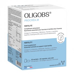 CCD Oligobs procréa M 30 sachets + 30 capsules