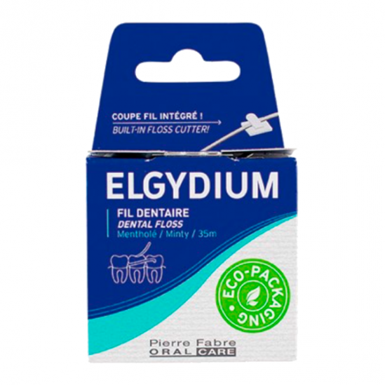Elgydium fil dentaire mentholé eco 35m