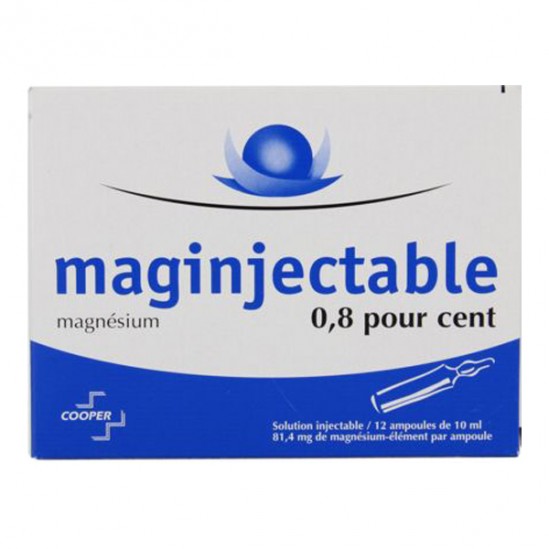 Cooper Maginjectable 0,8% 10 ampoules