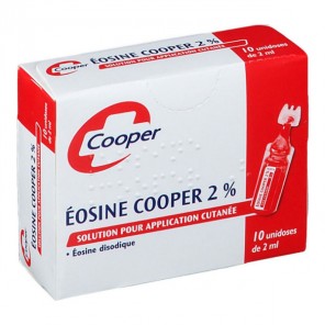 Cooper Eosine 2% 10 unidoses de 2ml