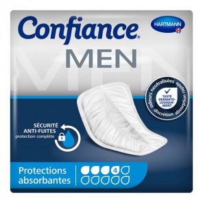 Paul Hartmann Confiance Men protection anatomique 4 gouttes 14 sachets