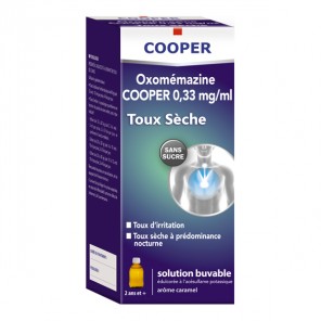 Cooper Oxomémazine clarix 0,33mg/ml toux sèche 150ml