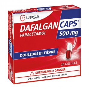 Dafalgancaps Paracétamol 500mg 16 gélules