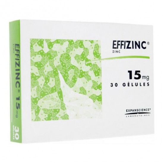 Expanscience Effizinc 15mg 30 gélules