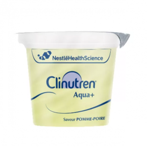 Clinutren Agua + eau gélifiée pomme poire 4 coupelles 125gr