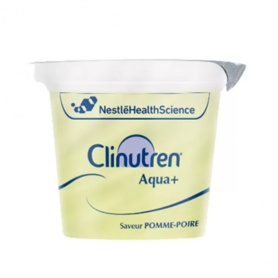 Clinutren Agua + eau gélifiée pomme poire 4 coupelles 125gr