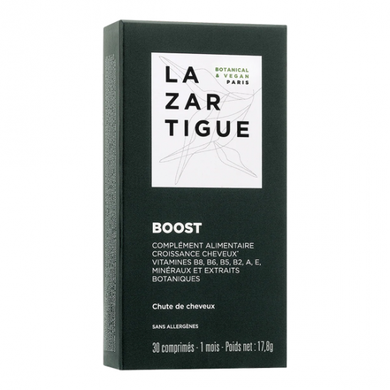 Lazartigue Boost croissance cheveux 30 comprimés