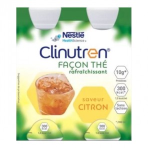 Clinutren Façon Thé saveur citron lot de 4 x 200ml