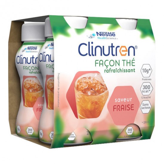 Clinutren Façon Thé saveur citron lot de 4 x 200ml