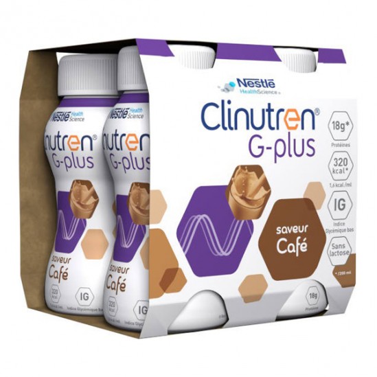 Clinutren G plus saveur café lot de 4 x 200ml