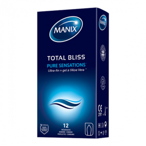 Manix Total Bliss Pure Sensations 12 préservatifs ultra-fins