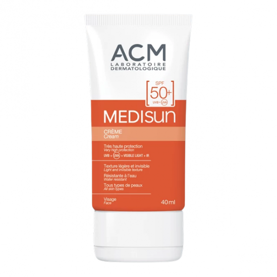 ACM Medisun crème solaire invisible spf50+ tube 40ml