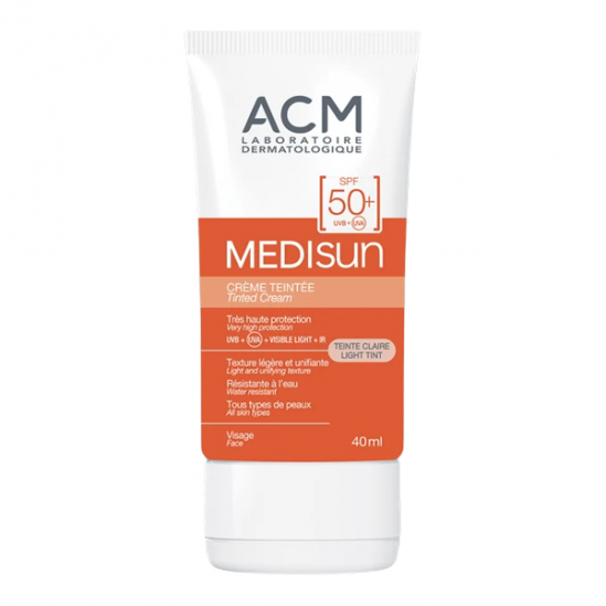 ACM Medisun crème teintée claire spf50+ tube 40ml