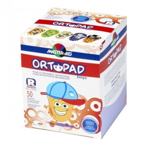 Ortopad girls pansement oculaire regular 8.5 x 5.9cm + 5ans 50 pièces