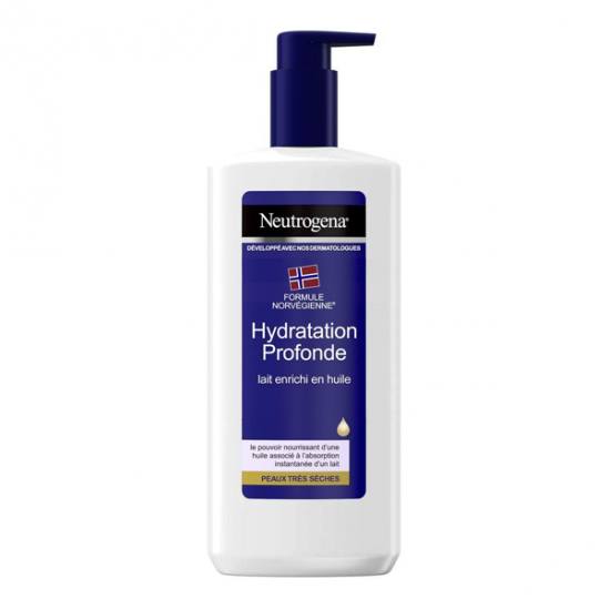Neutrogena hydratation profonde lait enrichi en huile 250ml