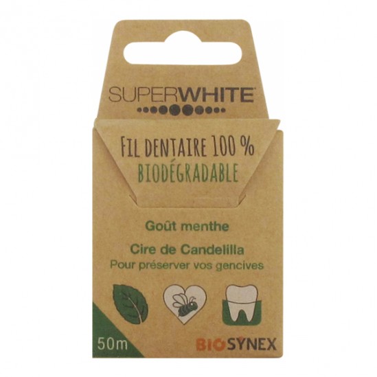 Superwhite Fil Dentaire 100 % biodégradable 50m