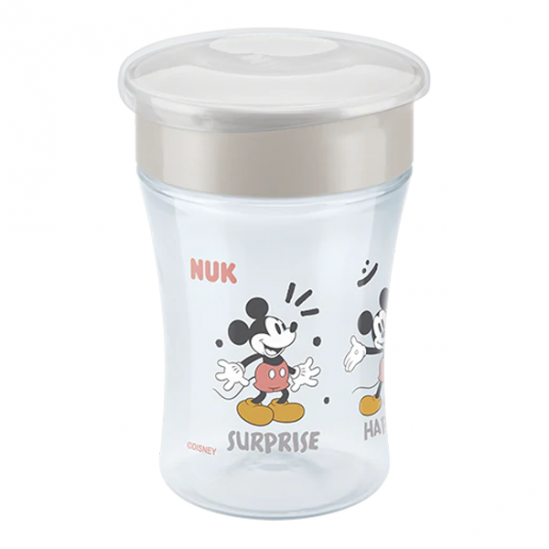 Nuk mini magic cup tasse silicone mickey + 8 mois