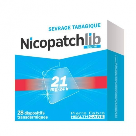 Nicopatchlib 21mg/24h - 28 dispositifs transdermiques