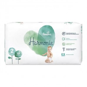 Pampers Harmonie 2-5kg 35 couches taille 1