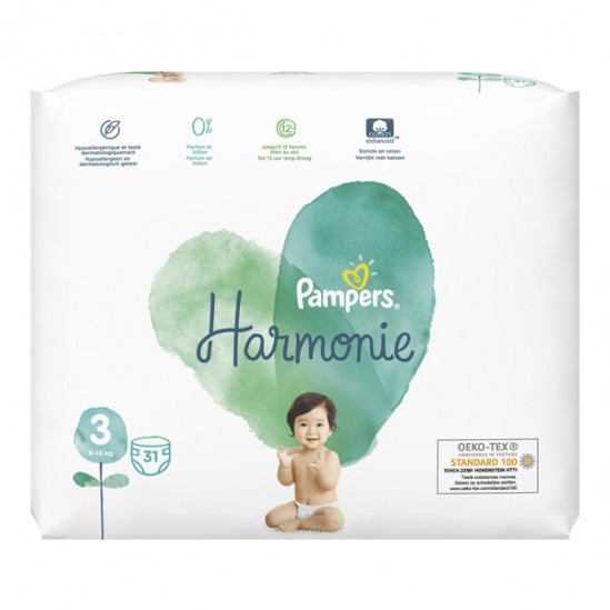 Pampers Harmonie 2-5kg 35 couches taille 1
