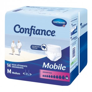 Paul Hartmann Confiance Mobile slip absorbant 10 gouttes M 14 sachets