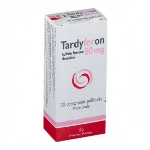 Pierre Fabre Tardyferon 50mg 30 comprimés pelliculés