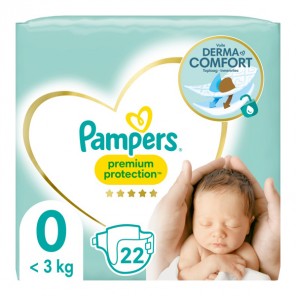 Pampers Premiium Protection 22 couches new baby 0-3kg
