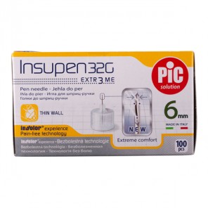 Insupen aiguille pour stylo à insuline 33G - 0,20mmx4mm 100 pièces