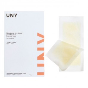 UNY 14 bandes cire froide visage et corps
