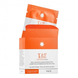 Tan Towel France autobronzantes anti-âge 15 lingettes