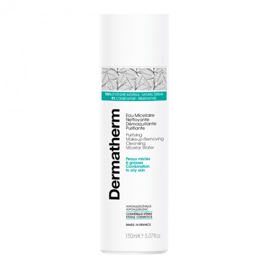 Gravier Dermatherm eau micellaire nettoyante purifiante bio 150ml