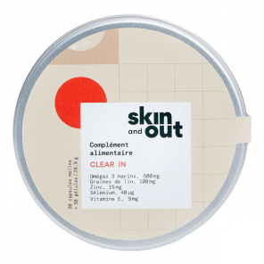 Skin&Out Clean In complément alimentaire stop-boutons 60 gélules