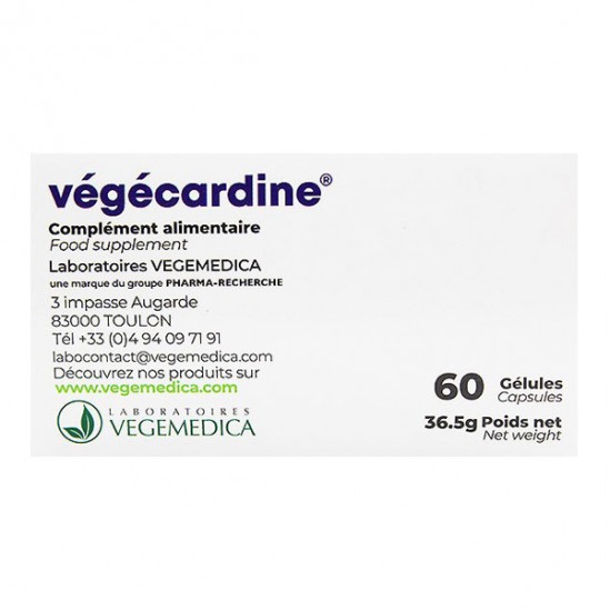 Vegemedica Végécardine 60 gélules