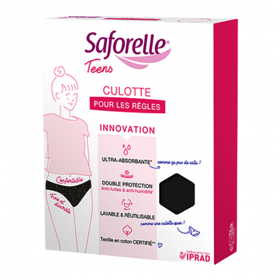 Saforelle teens culotte pour les règles - taille - 14 ans