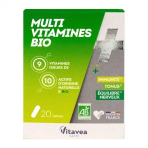 Vitavea Multivitamines bio 20 gélules