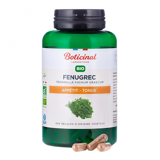 Boticinal Fenugrec bio 200 gélules