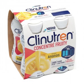 Clinutren Concentré Fruity saveur orange lot de 4 x 200ml