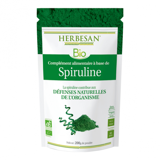 Herbesan Spiruline bio poudre 200gr