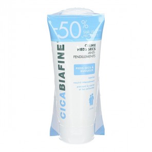 Cicabiafine crème pieds secs anti-fendillements lot de 2x100ml