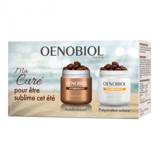 Oenobiol Ma Cure Duo Autobronzant et Préparateur Solaire peaux normales