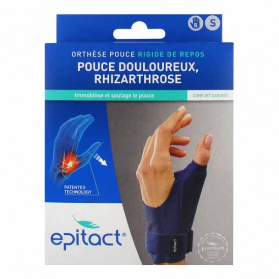 Epitact Orthèse Rigide de Repos main droite Taille S