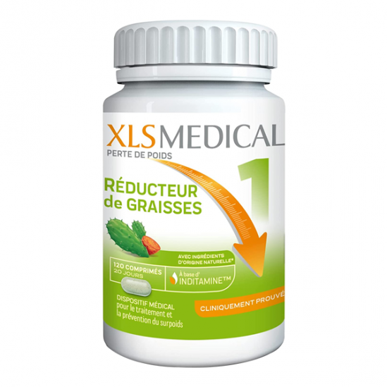 Xls medical perte de poids réducteur de graisses 120 comprimés